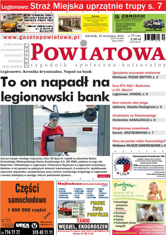 Gazeta Powiatowa, 10.09.2013