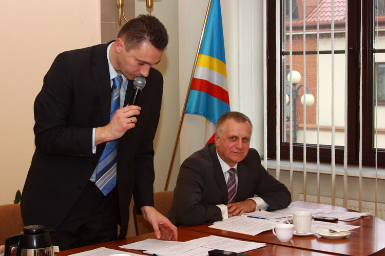 Przewodniczący Rady Miasta i Gminy Serock oraz Burmistrz Serocka Sylwester Sokolnicki