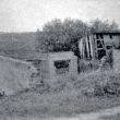 1960. Domy w Zegrzu przeznaczone do zalania po budowie zapory w Dębem