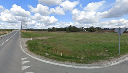 Zbieg ulic Nasielskiej i Traugutta w Serocku fot. Google maps