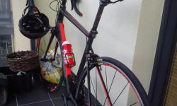 Ukradziony rower marki CUBE ATTAIN SL FLESH N RED fot. czytelnik