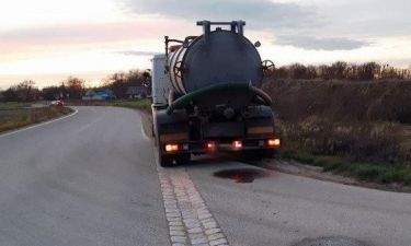 Wóz asenizacyjny fot. Główny Inspektorat Transportu Drogowego