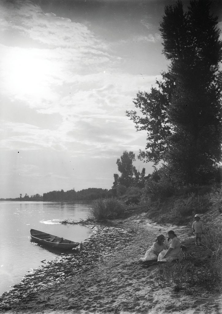 Wisła pod Rajszewem, 1921 r. Fot. Henryk Poddębski (Narodowe Archiwum Cyfrowe)