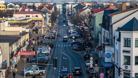 Ul. Piłsudskiego w Legionowie (fot. Tomasz Sobczyński)