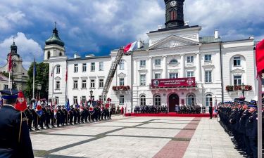 Mazowieckie Obchody Dnia Strażaka 2025 w Płocku (fot. Komenda Główna Państwowej Straży Pożarnej