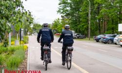 Rowerowy patrol Straży Miejskiej w Legionowie (fot. GP.aw)