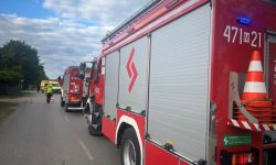 kolizja straż pożarna