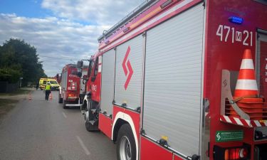 kolizja straż pożarna