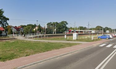 Stacja kolejowa Legionowo Piaski (fot. Google Maps)