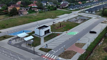Parking w Chotomowie (fot. UG Jabłonna)